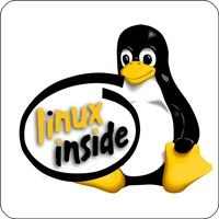 Notebook-Sticker - Linux inside Nr.1
