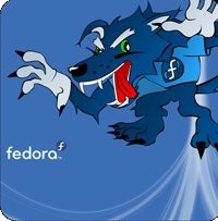 Notebook-Sticker - Fedora Werewolf