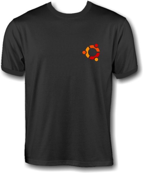 T-Shirt - ubuntu Logo - Klein