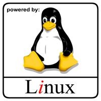 Notebook-Sticker - Linux powered Nr.2