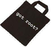 Baumwolltasche - got root