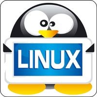 Notebook-Sticker - Tux Linux