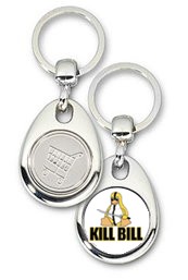 Schlüsselanhänger - Metall - KillBill - Einkaufswagen-Chip