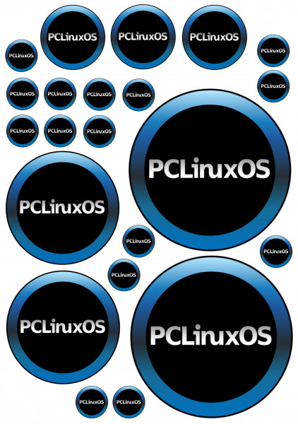 Maxi-Sticker - PCLinuxOS A4