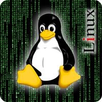 Notebook-Sticker - Linux Matrix