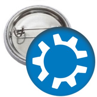 Ansteckbutton - kubuntu Logo