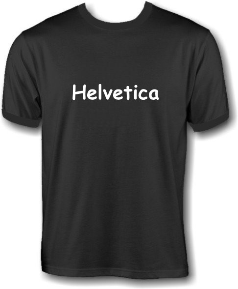 T-Shirt - Helvetica